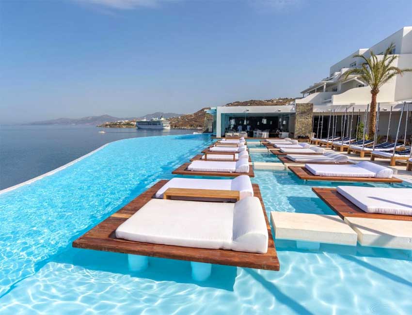Lua de mel de luxo nas ilhas gregas Praias e hotéis de luxo em Mykonos nas ilhas gregas