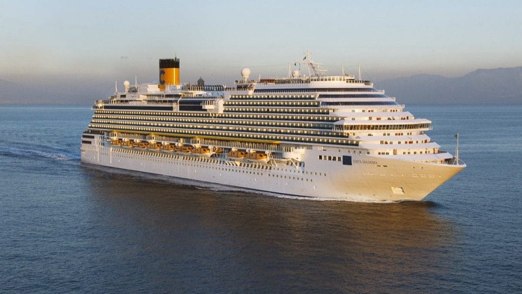 costa diadema cruzeiros mediterraneo